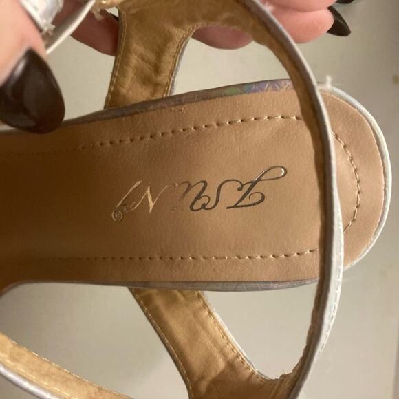 Holo holographic clear heel heels size 40 - Picture 5 of 5